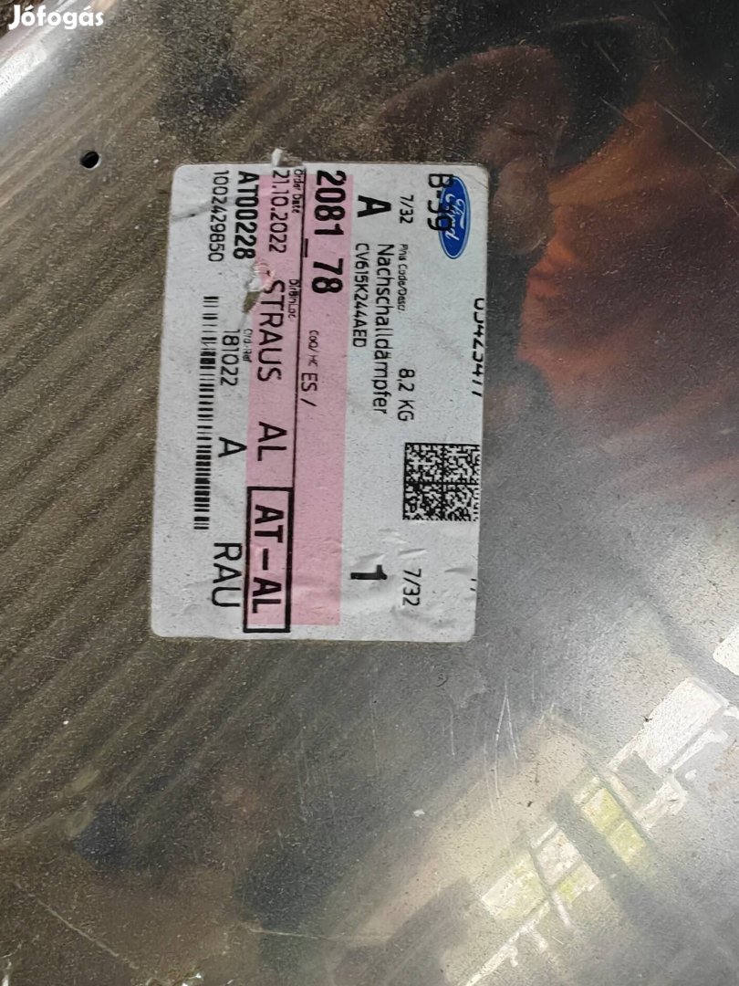 Ford kuga gyári kipufogó dob 