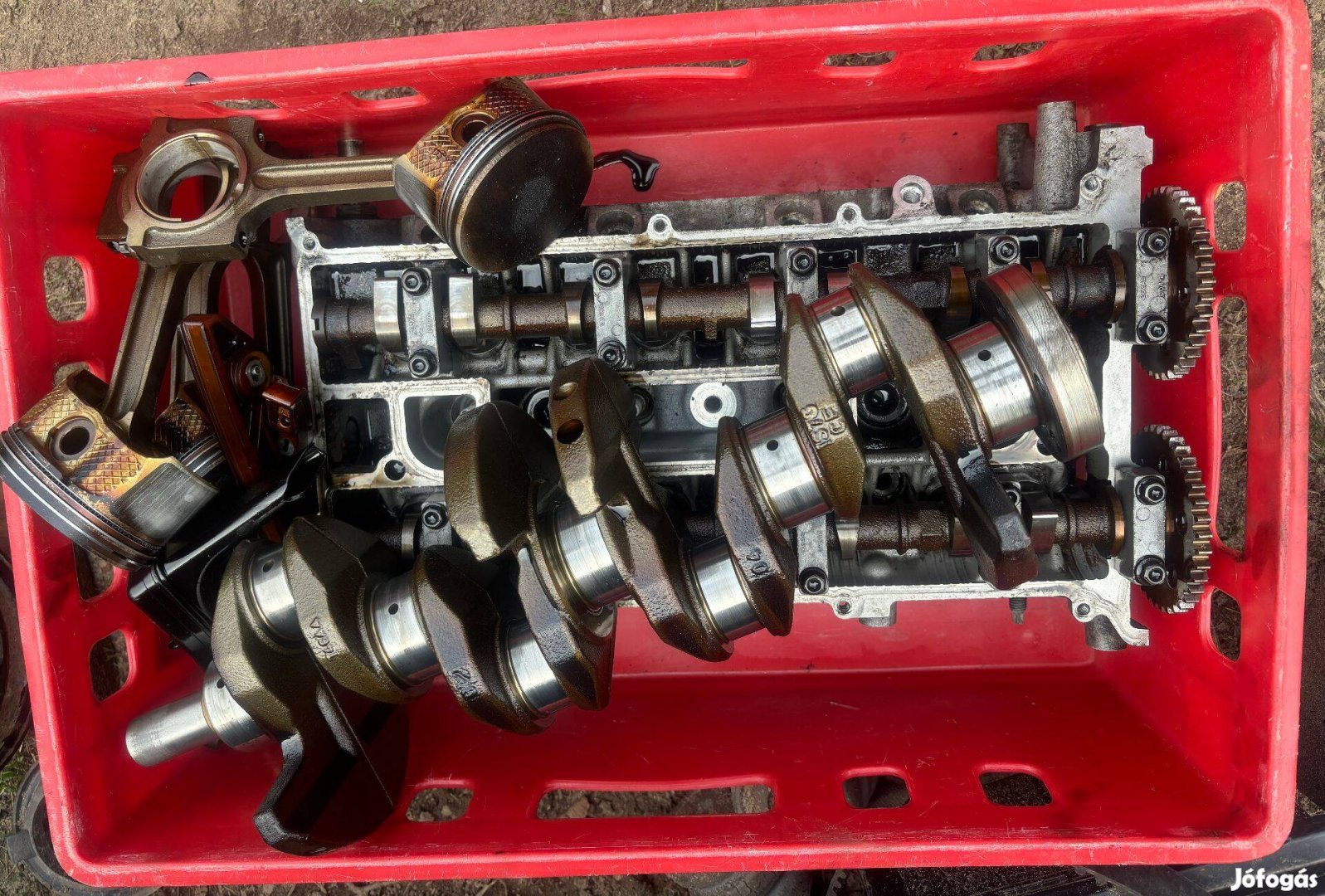 Ford mondeo mk4 -2007-14 2.0B főtengelyek hajtókarok dugattyúk henger