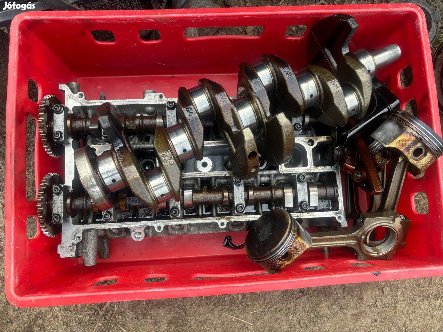 Ford mondeo mk4 -2007-14 2.0B főtengelyek hajtókarok dugattyúk henger