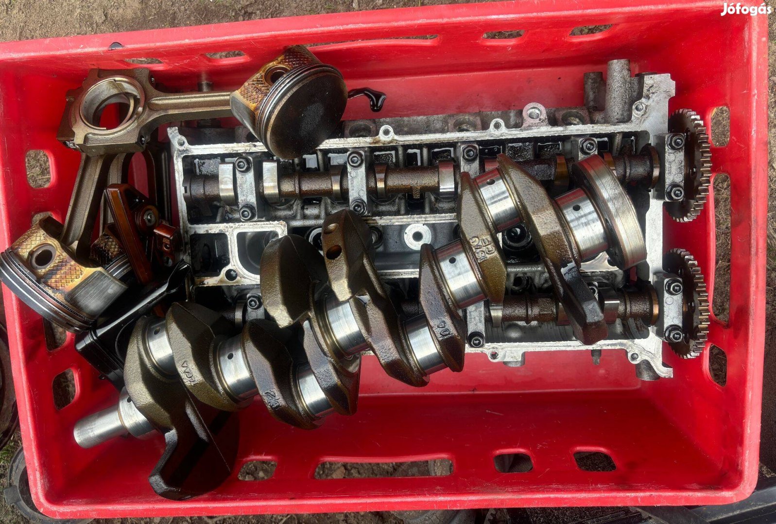 Ford mondeo mk4 -2007-14 2.0B főtengelyek hajtókarok dugattyúk henger