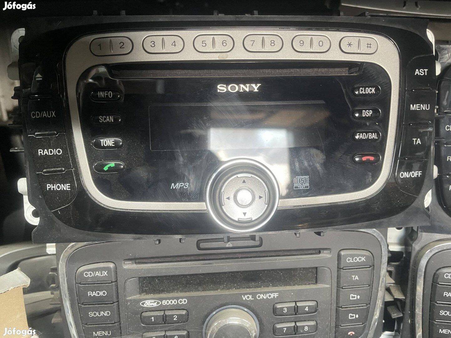 Ford mondeo mk4 galaxy smax sony rádió