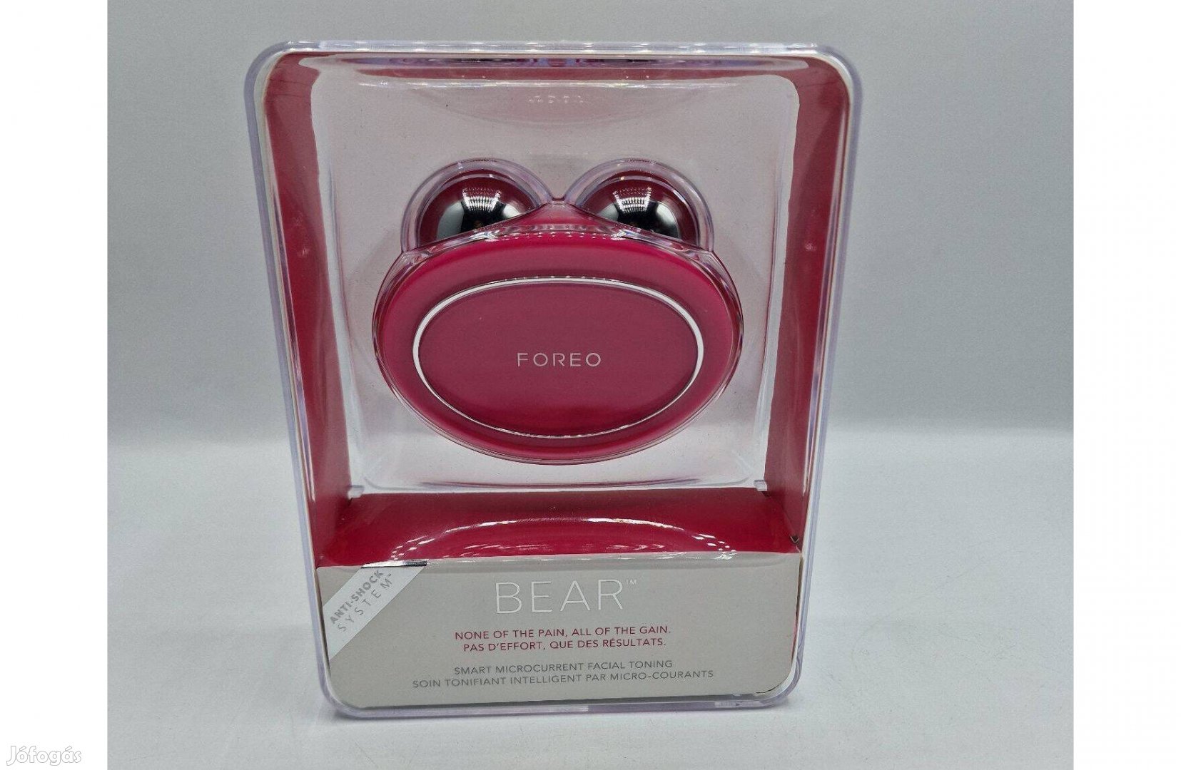 Foreo Bear mikroáramú arctonizáló készülék, 5 intenzitással, fukszia