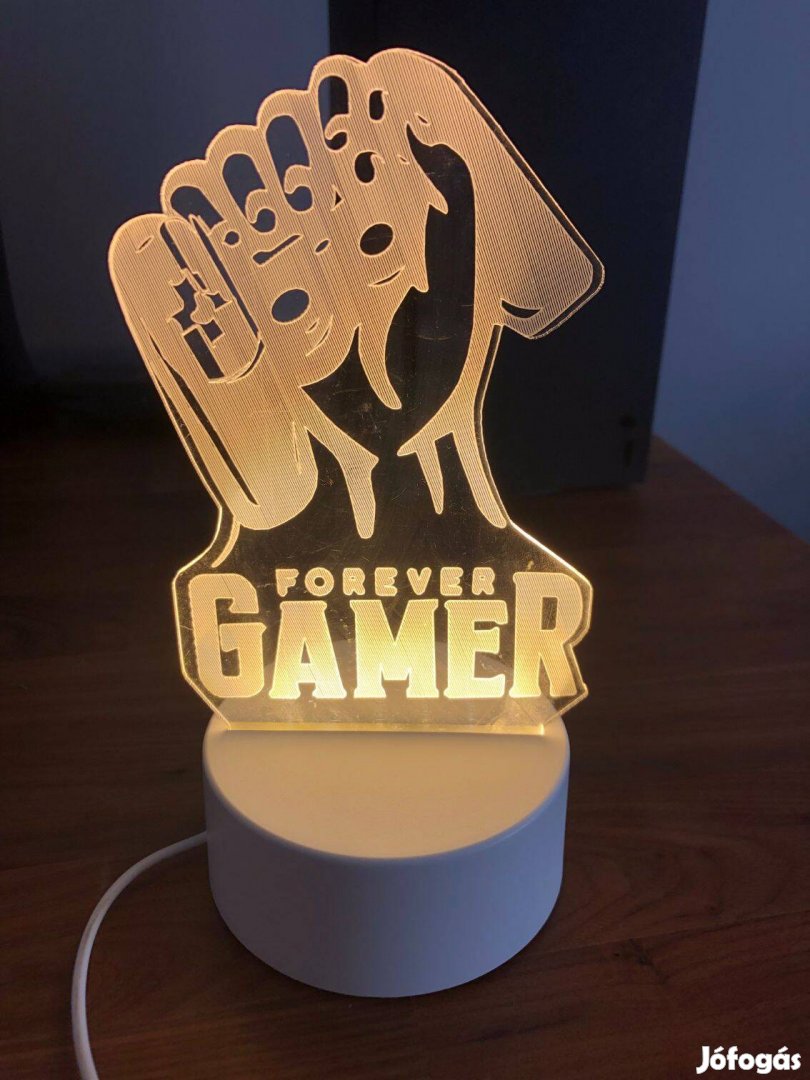 Forever Gamer USB-s világító asztali dísz