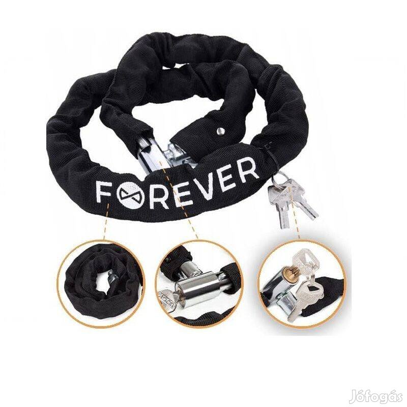 Forever Outdoor Chl-110 láncos kerékpárlakat, 2 kulccsal, 110cm