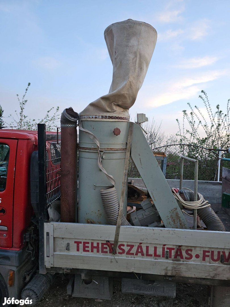 Forgács por fürészpor elszivo villanymotor ventilátor