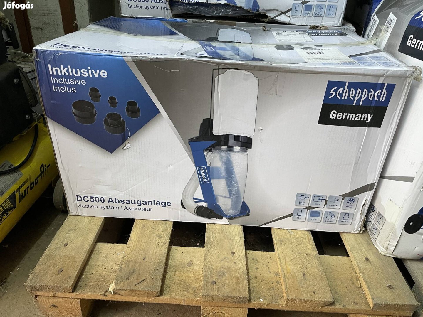 Forgácselszívó Scheppach eladó