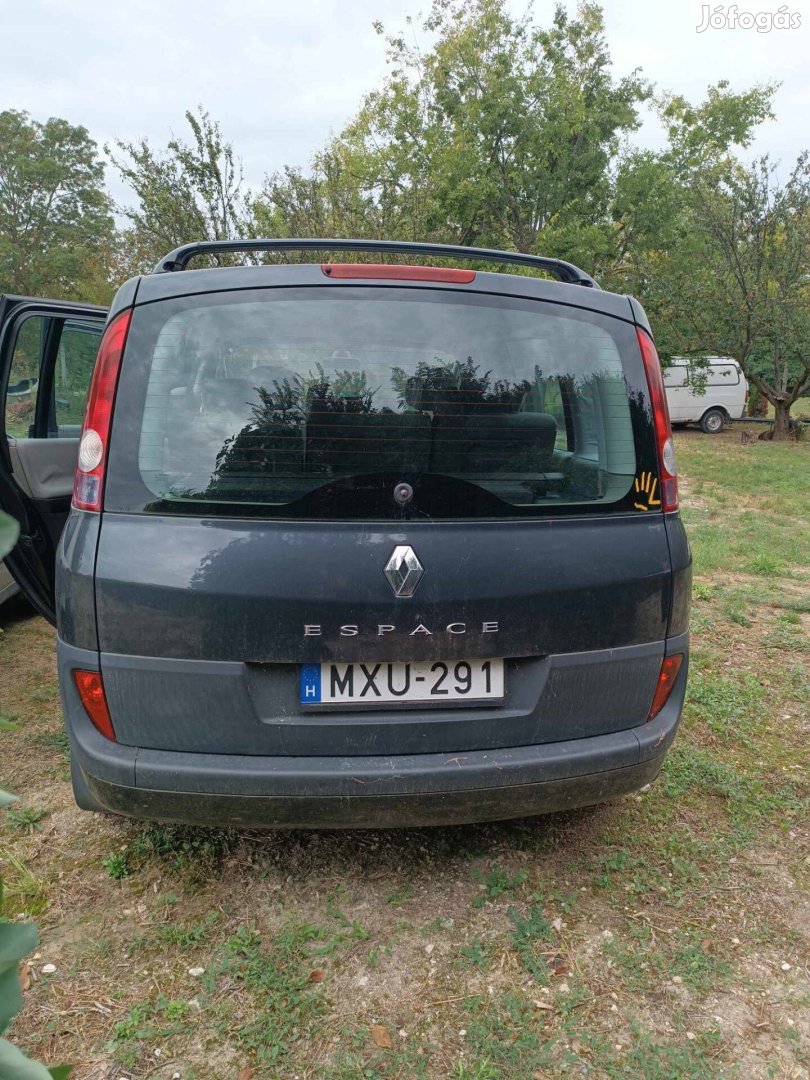 Forgalomból ideiglenesen kivont Renault Espace Sürgősen eladó