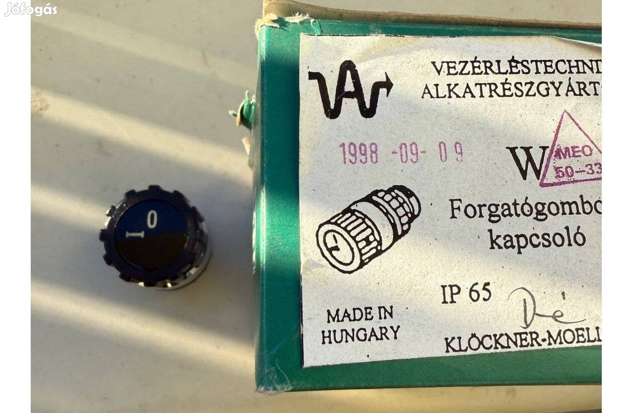 Forgatógombos kapcsoló W IP65