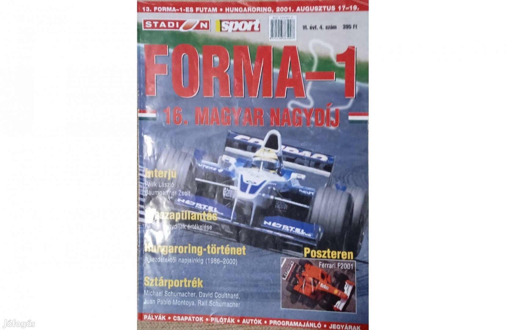 Forma-1 16. Magyar Nagydíj 2001 augusztus 17 - 19