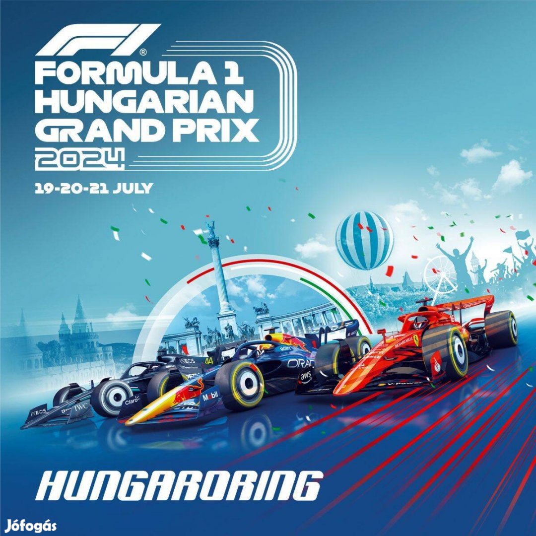 Forma 1 hungaroring álló jegy 2 db