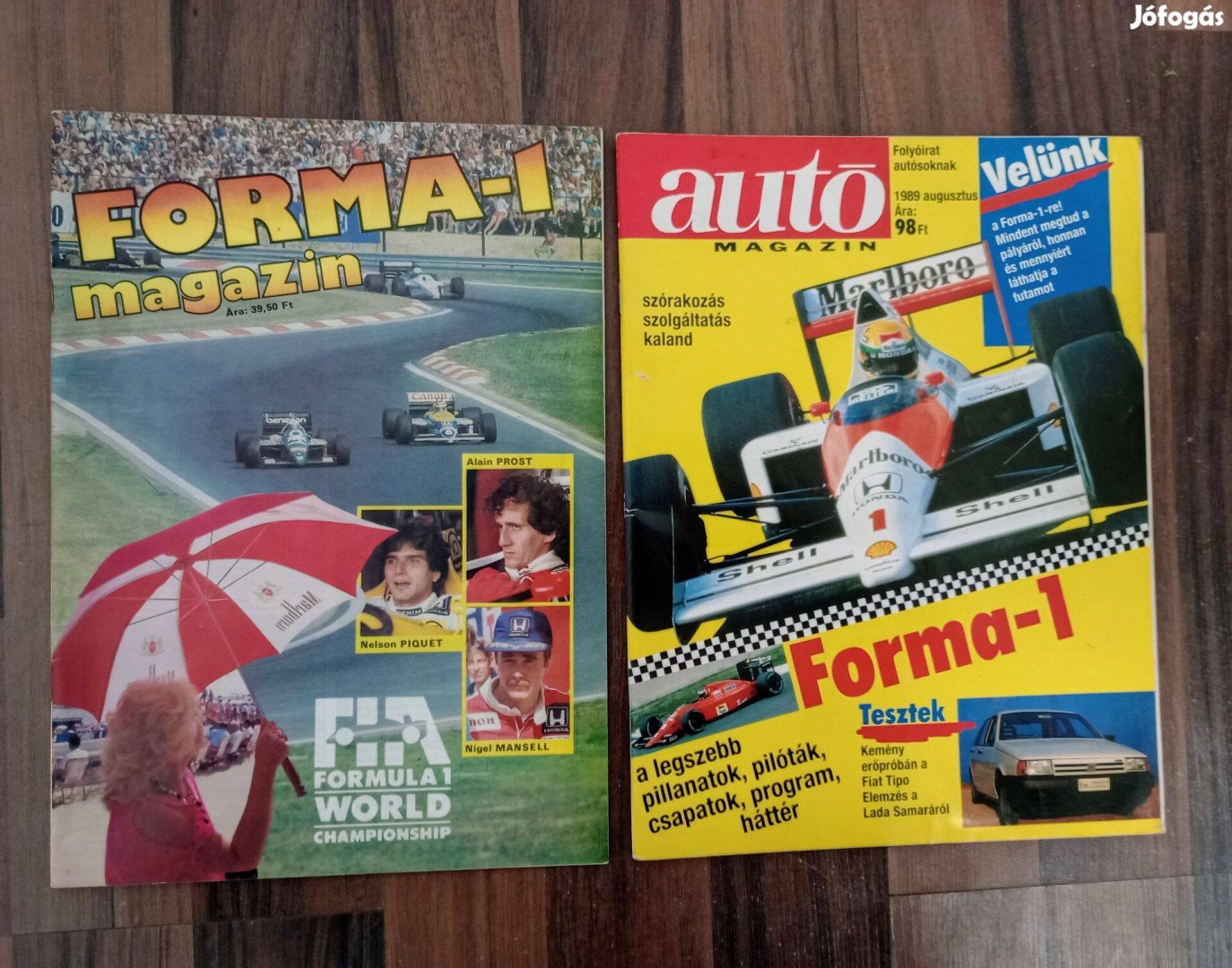 Forma-1 magazin 1987, Autó magazin 1989. augusztus