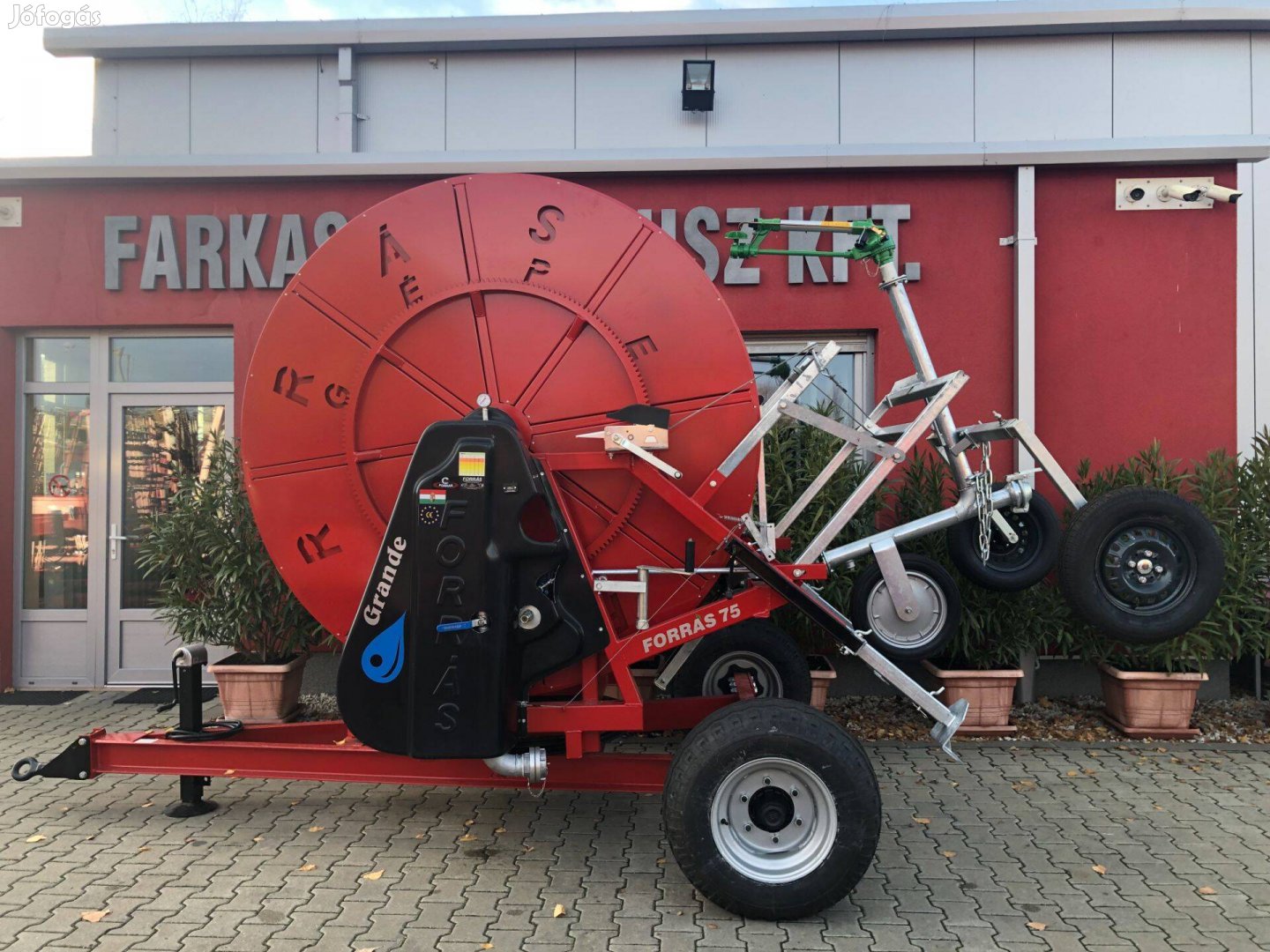 Forrás 75/350-es új öntöződob azonnal !