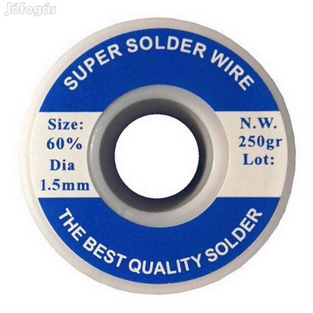 Forrasztó Ón - 250g ( 0.25kg ) 1.5mm 60/40 (Pb/Sn)