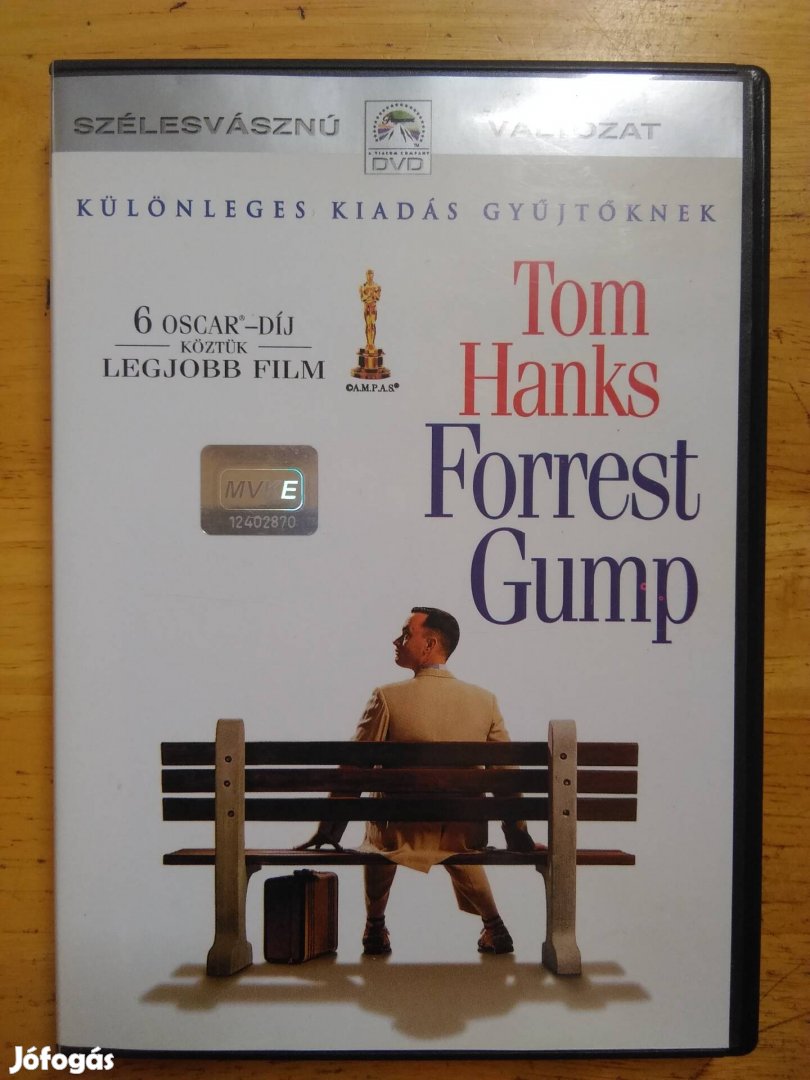 Forrest Gump duplalemezes újszerű dvd Tom Hanks 