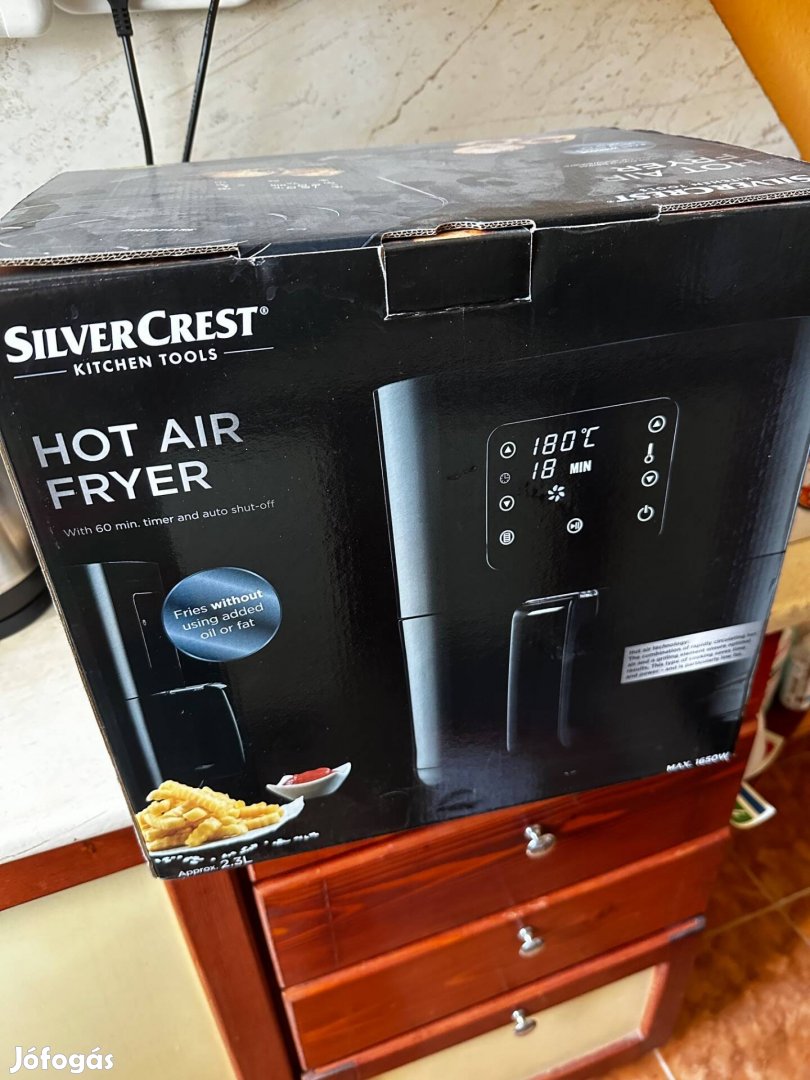 Forró levegős sütő, Silvercrest Air Fryer 2,4 l, 1400W