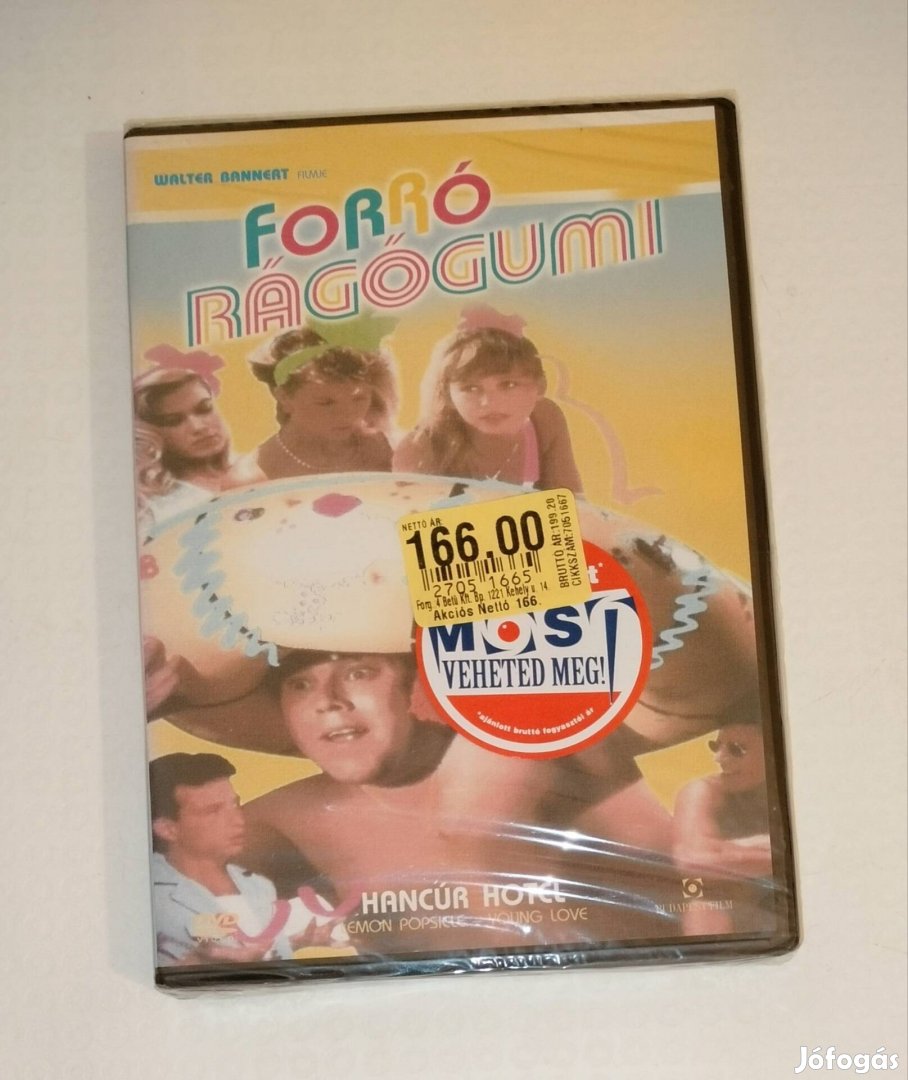 Forró rágógumi 5 Hancúr hotel dvd bontatlan 