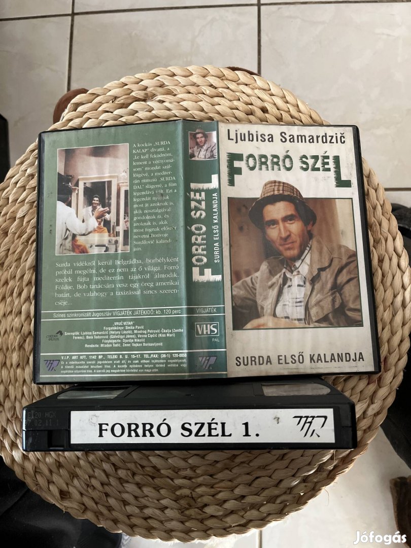 Forró szél 1 Surda vhs film