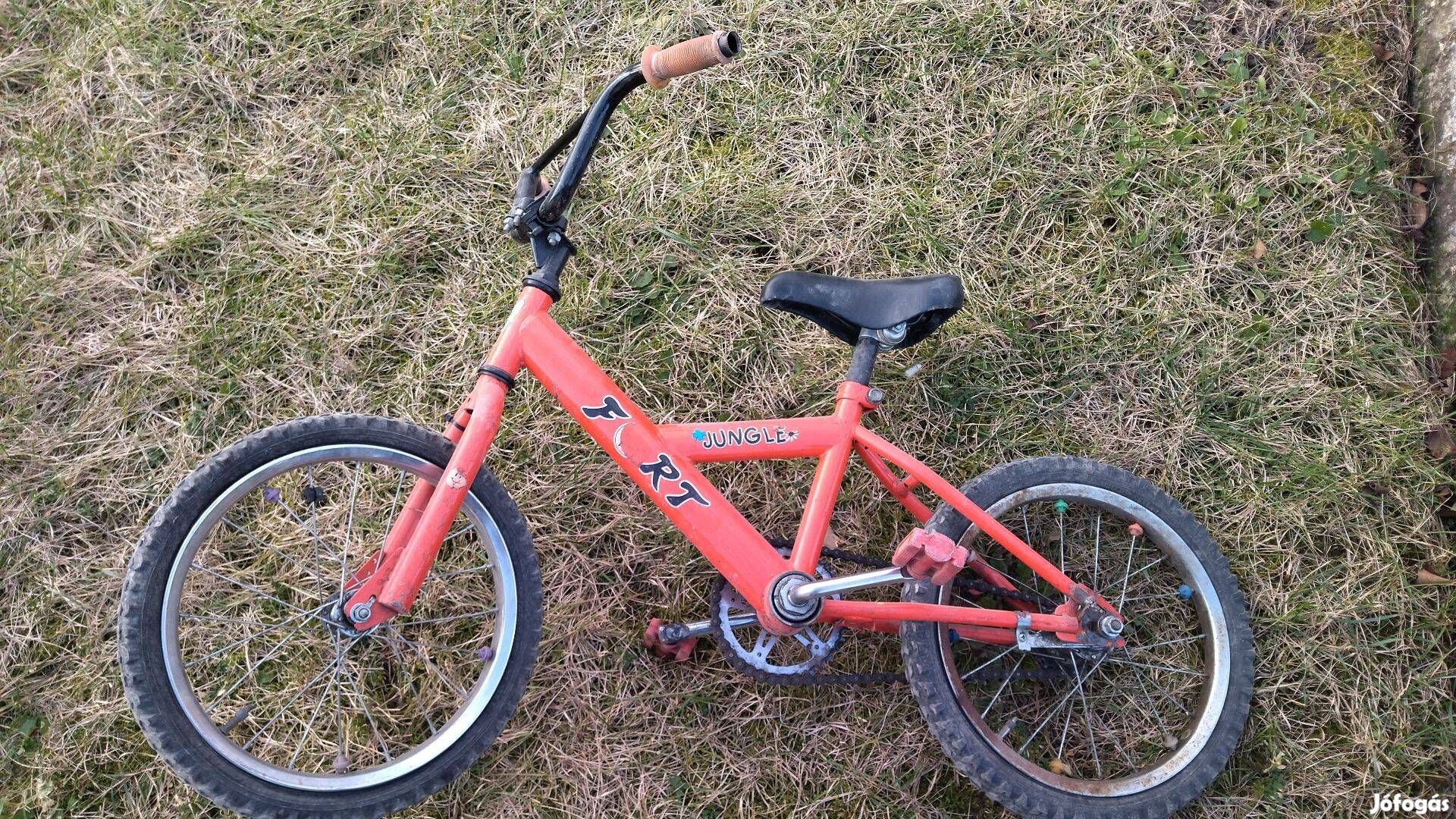 Fort Jungle 16' Piros kerékpár Gyerek kerékpár