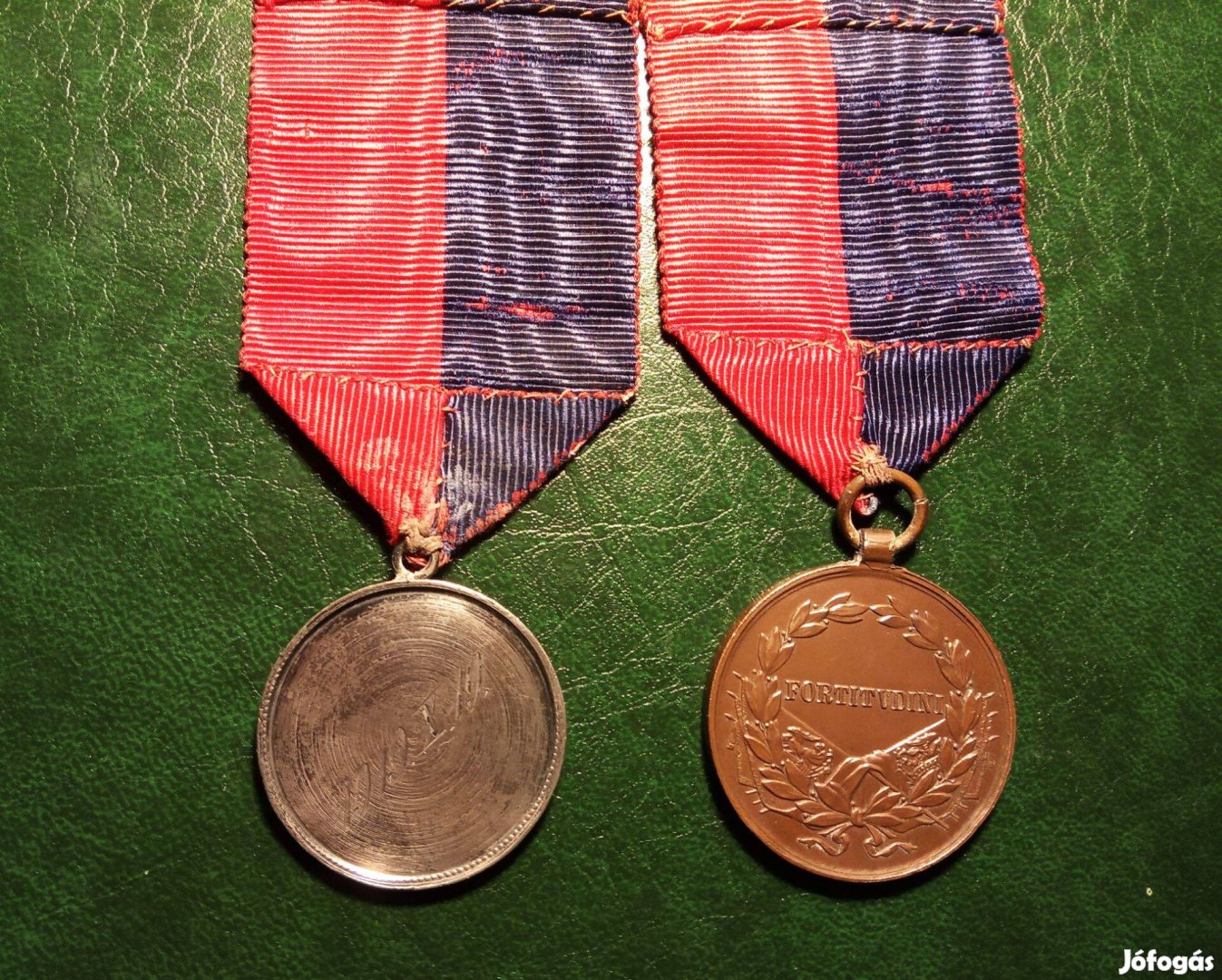 Fortitvdini Vitézségért kitüntetés 1919 bronz ezüst eredeti