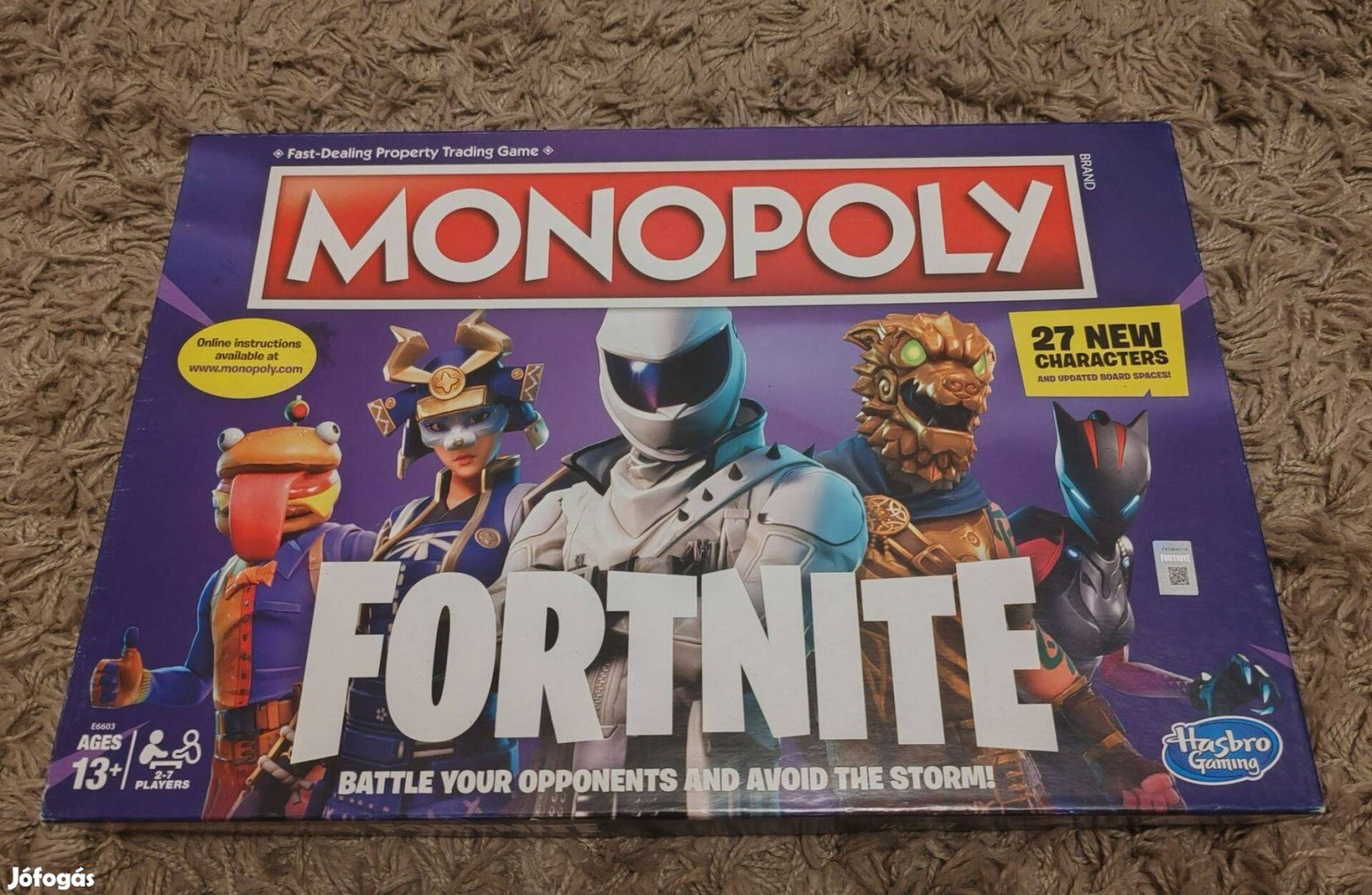 Fortnite Monopoly + Jenga (újszerű)