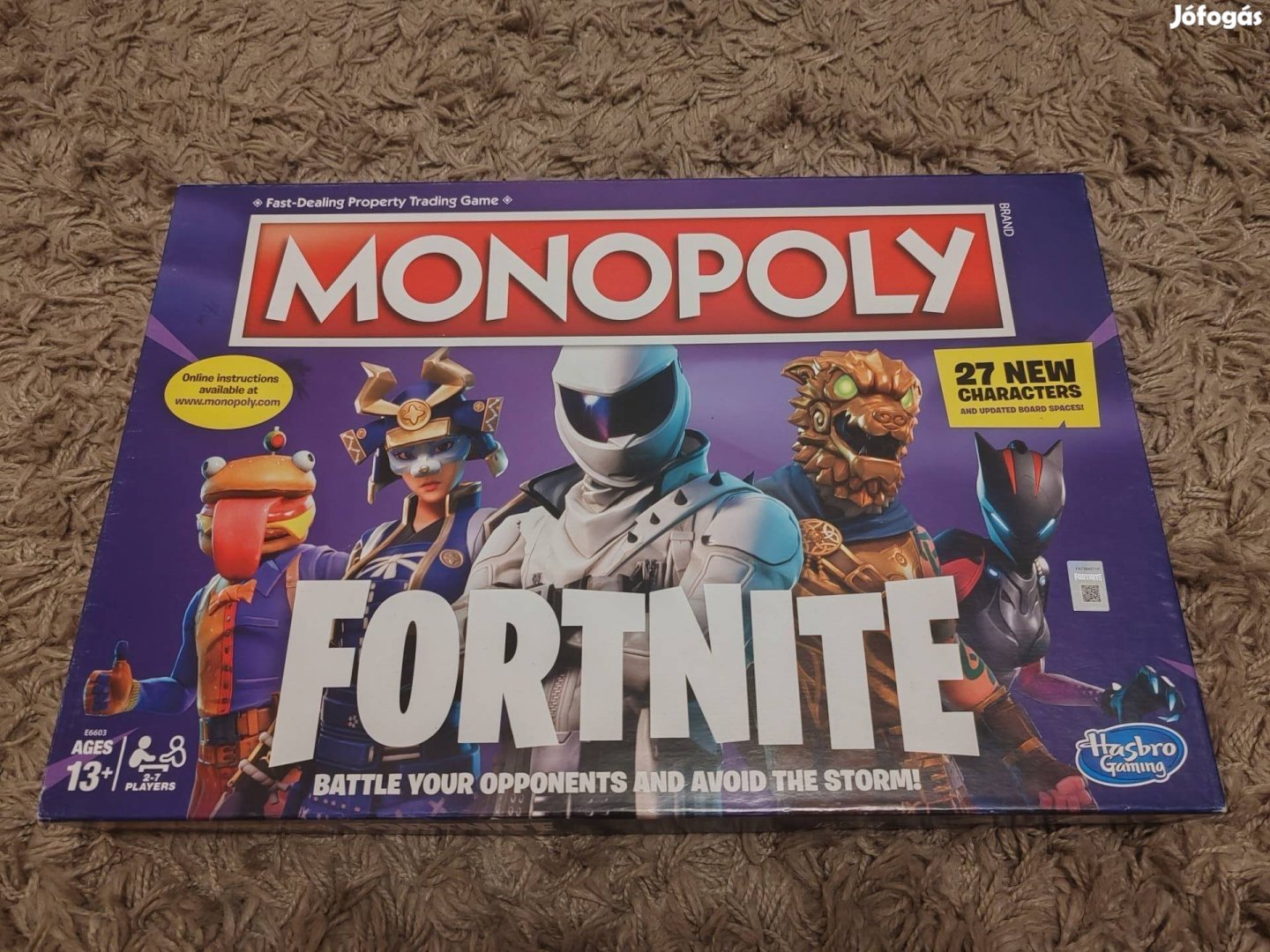 Fortnite Monopoly + Jenga (újszerű)