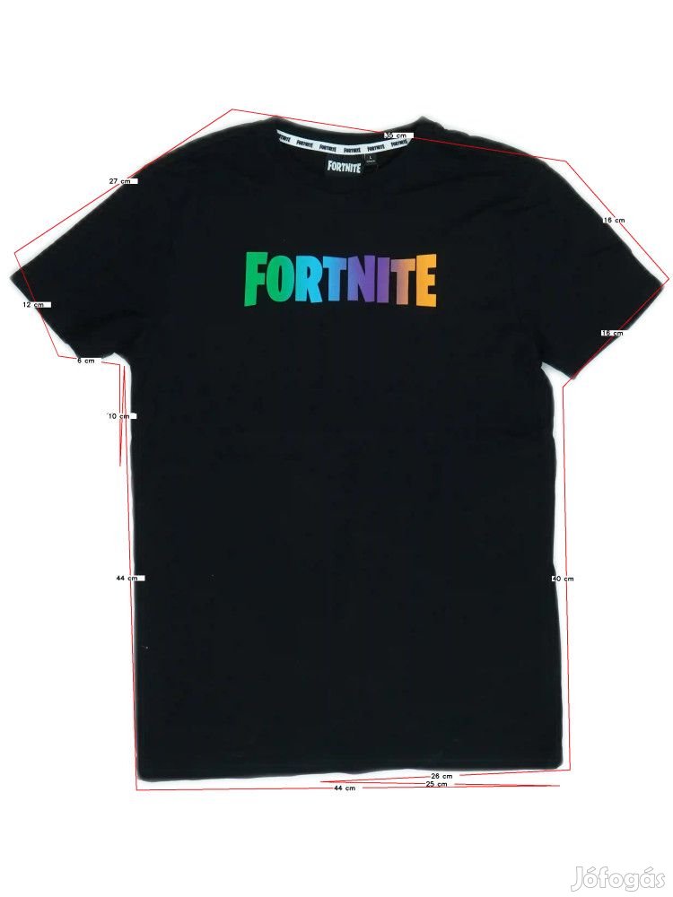 Fortnite Új (címkés) Fiú Póló (Méret: 158)