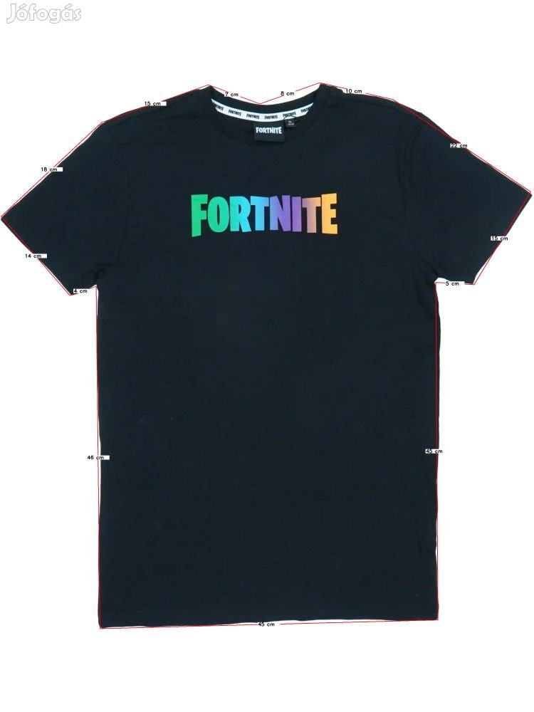 Fortnite Új (címkés) Fiú Póló (Méret: 164)