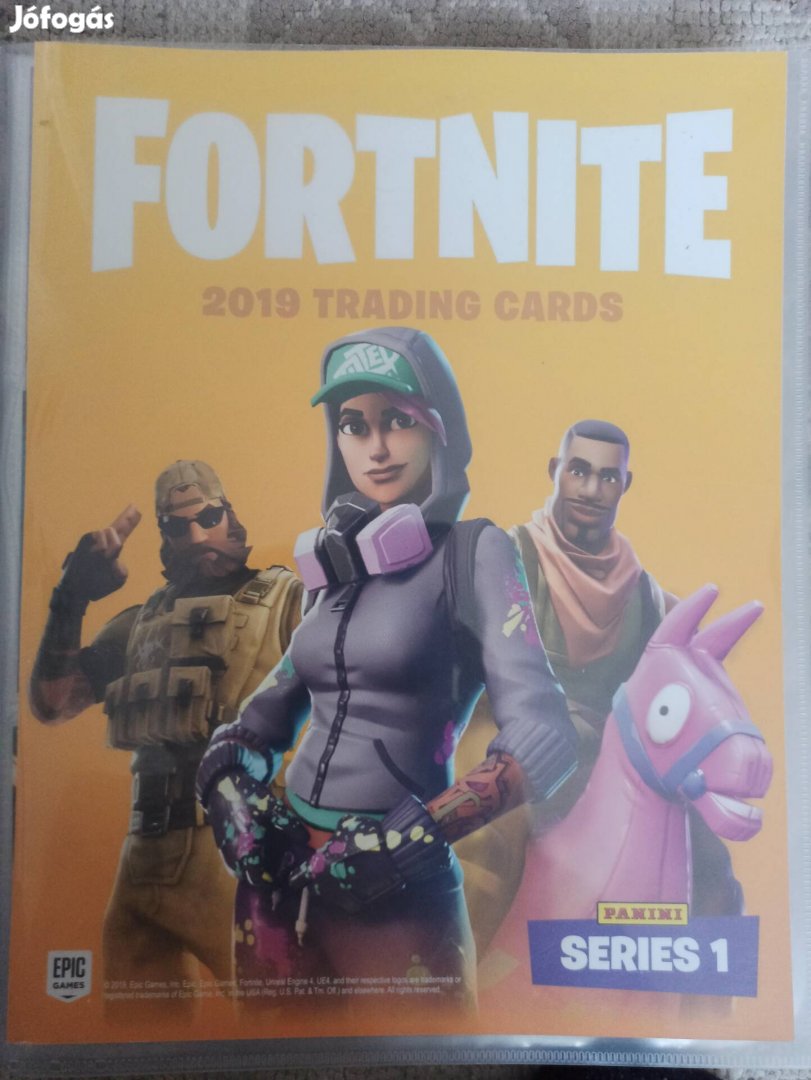 Fortnite kártyák + album