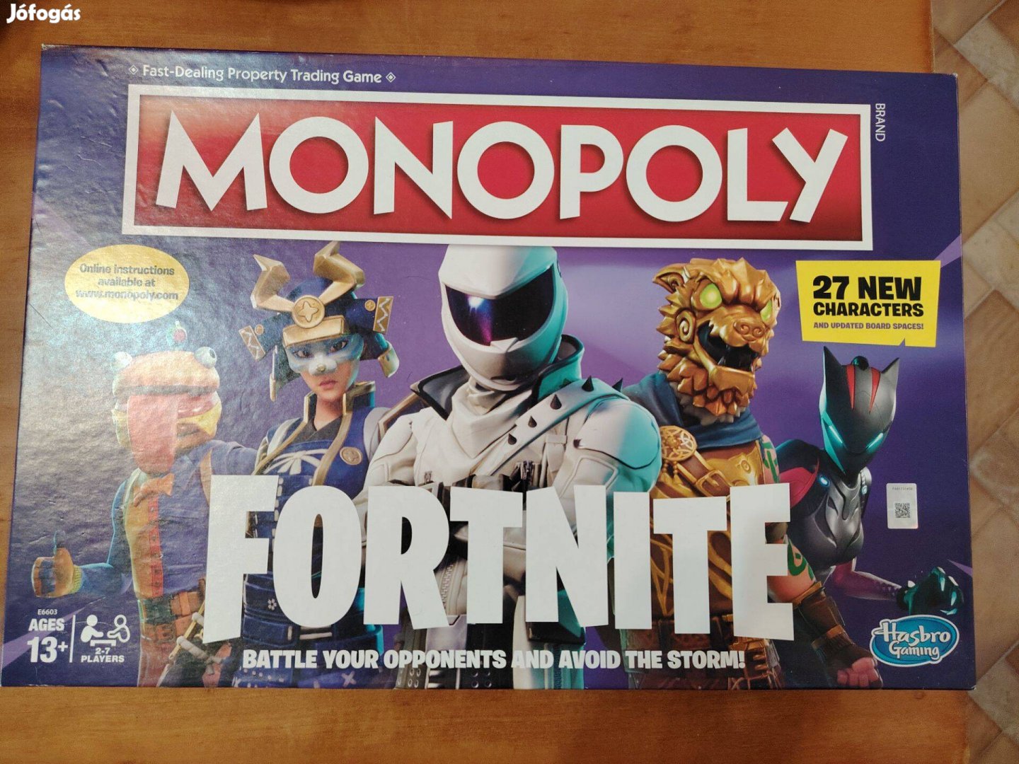 Fortnite monpoly társasjáték