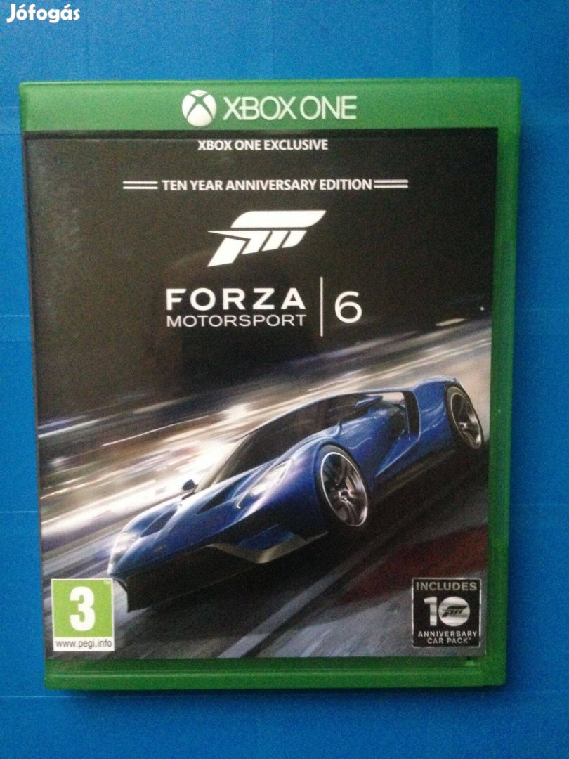 Forza 6 10Year Edition xbox one-series x játék,eladó-csere"