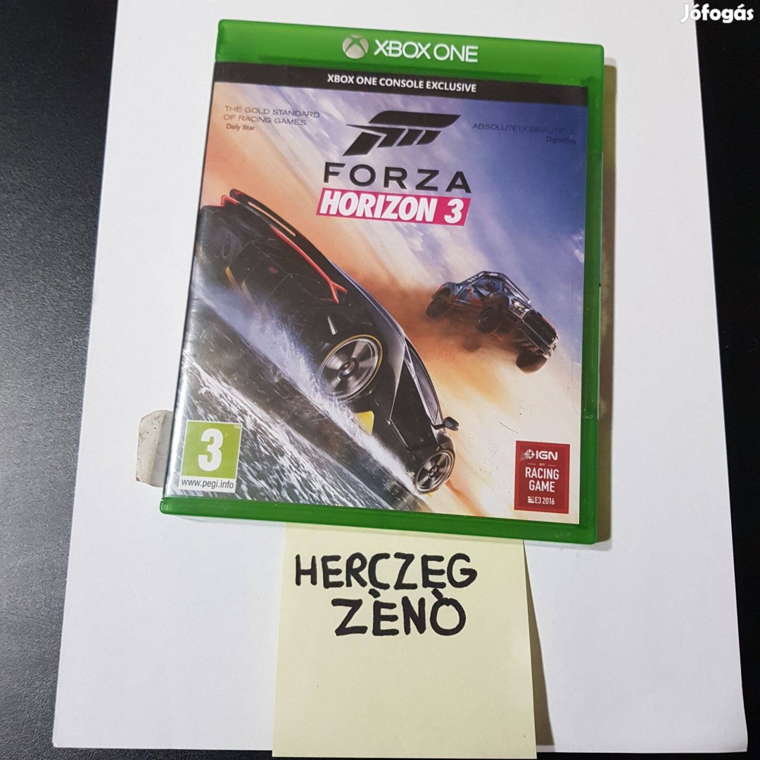 Forza Horizon 3 Magyar Feliratos xbox one