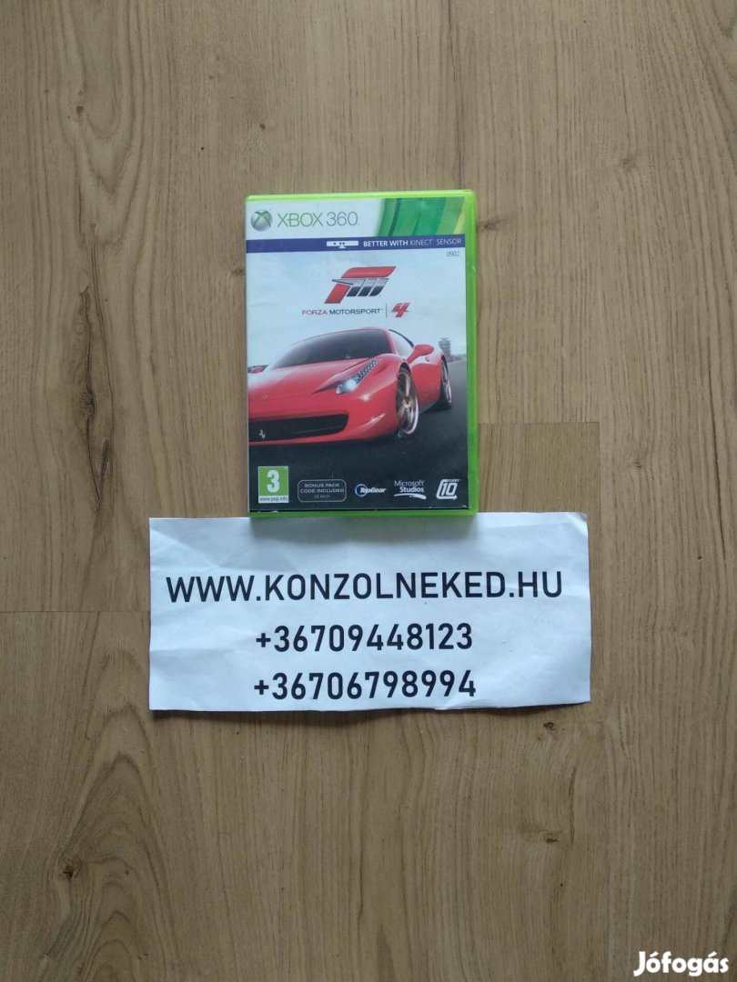 Forza Motorsport 4 eredeti Xbox 360 játék