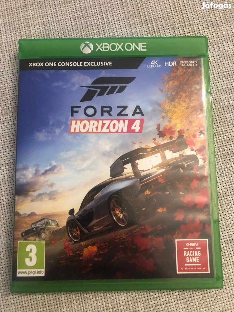 Forza horizon 4 Xbox One magyar feliratos játék