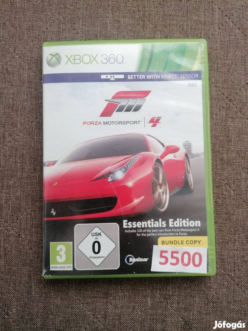 Forza motorsport 4 Xbox 360 játék eladó!