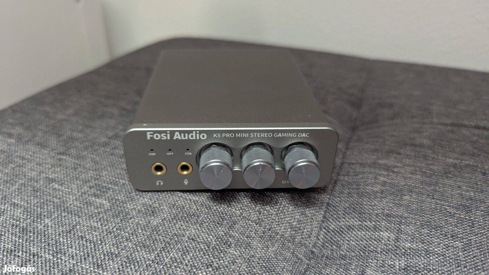 Fosi Audio K5 Pro Gaming DAC fejhallgató erősítő PS5 PC MAC Mobil