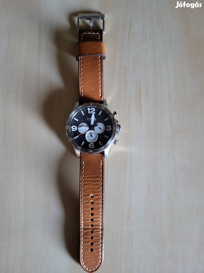 Fossil JR1486 bőr szíjas karóra + új szilikon szíj
