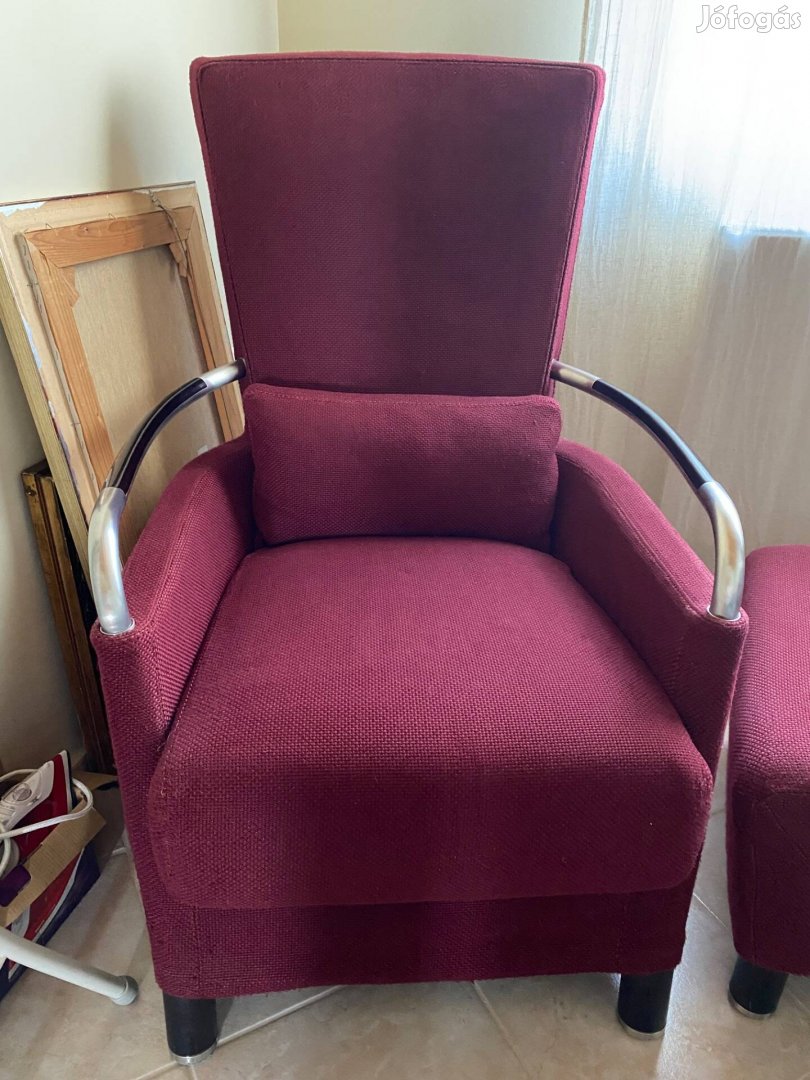 Fotel lábtartóval