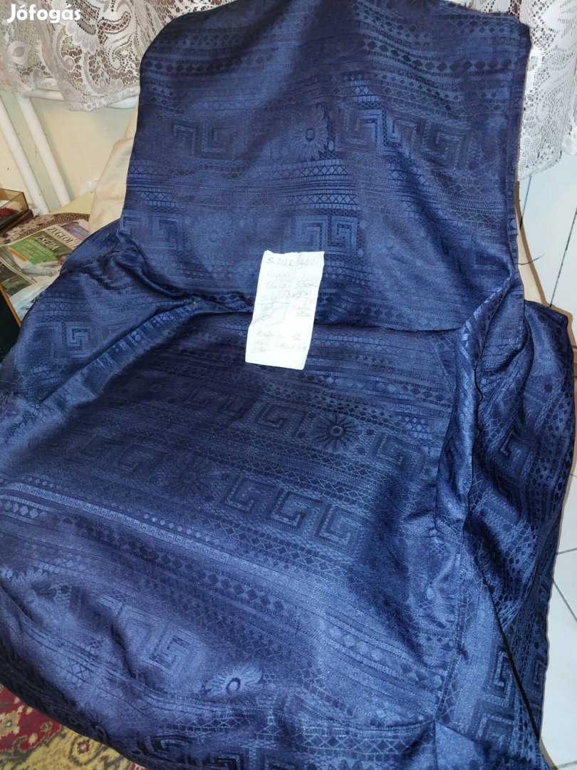 Fotel védőhuzat fényes sötétkel