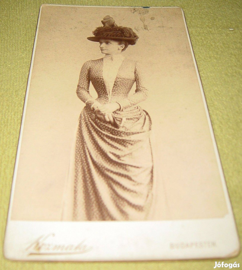 Fotó - kartonfotó vintage (1894.)