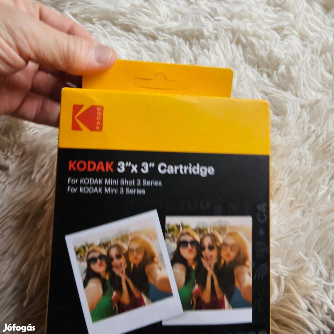 Fotópapír Kodak Cartridge 3 x 3" 30-pack új dobozos