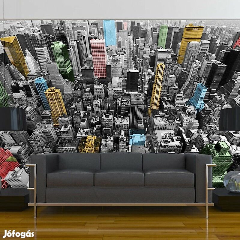 Fotótapéta -Színes felhőkarcolók