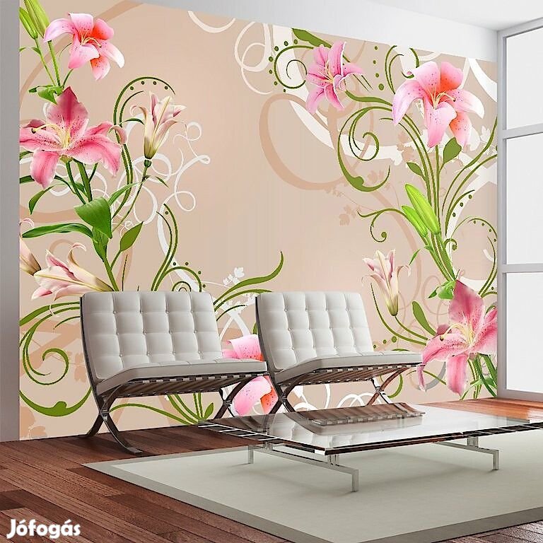 Fotótapéta - A liliomok finom szépsége