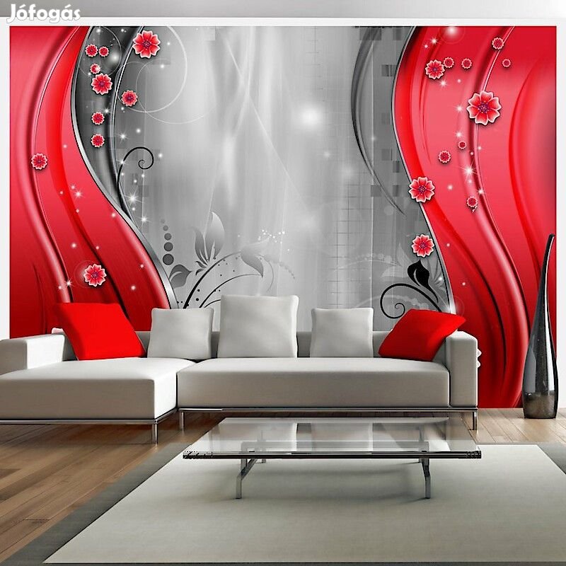 Fotótapéta - A piros függöny fellibben