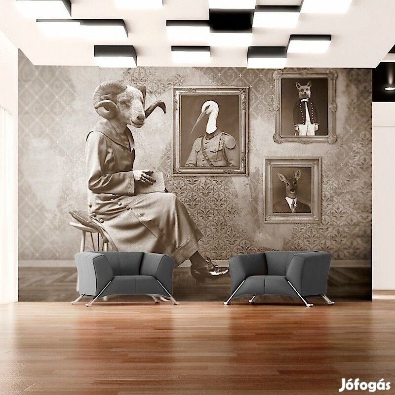 Fotótapéta - Állatfejek embertesttel