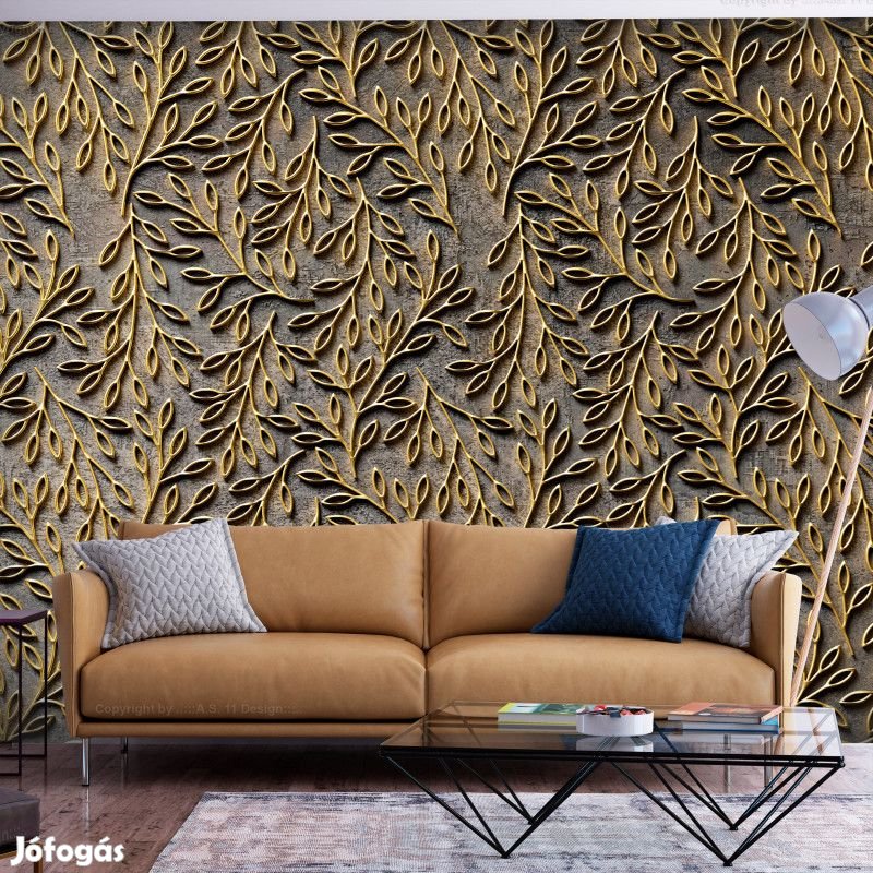 Fotótapéta - Arany díszítések