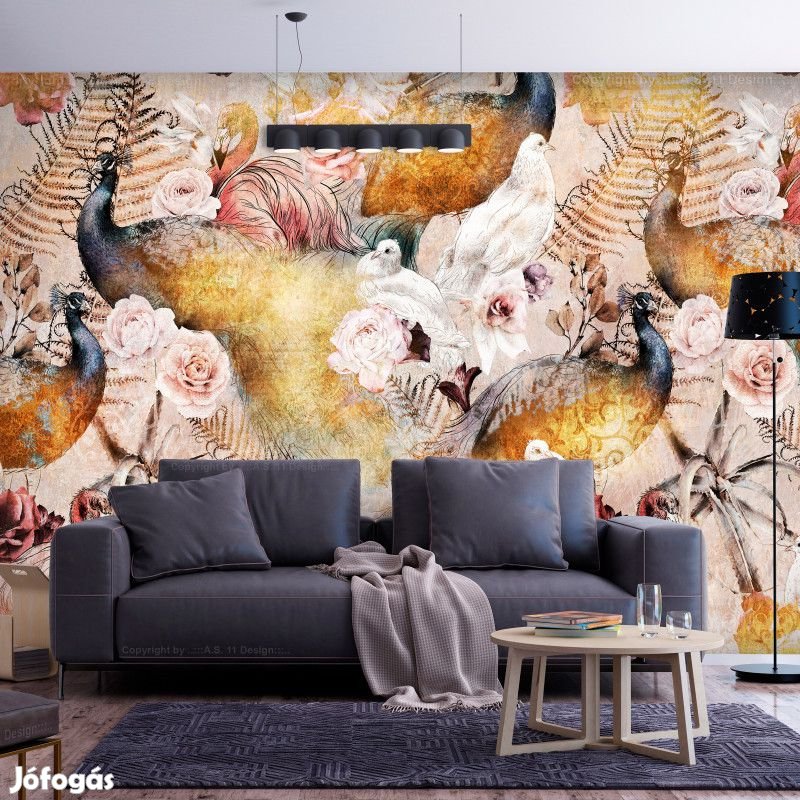 Fotótapéta - Aranyló virágzás