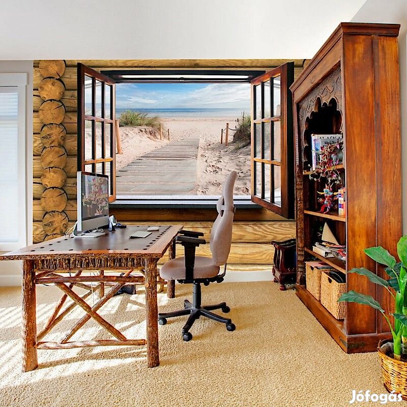 Fotótapéta - Az ablakból a tenger