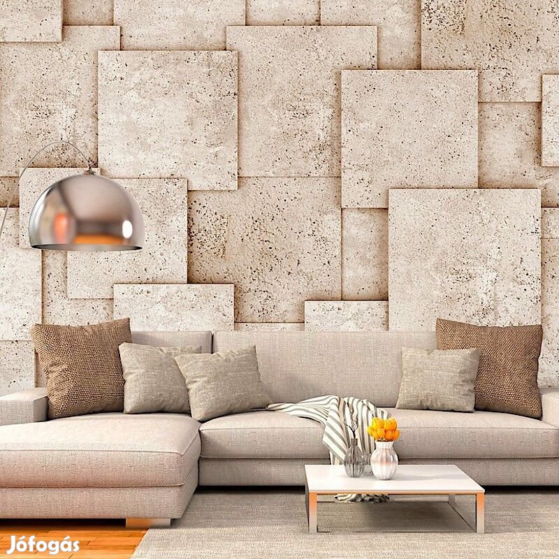 Fotótapéta - Barna négyzetek egymáson