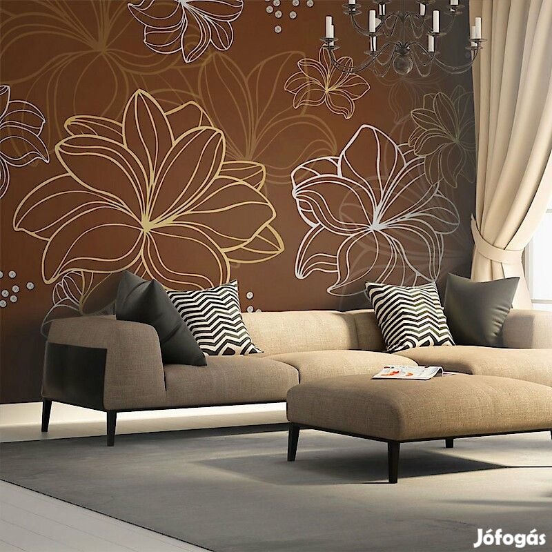 Fotótapéta - Barna szirmok