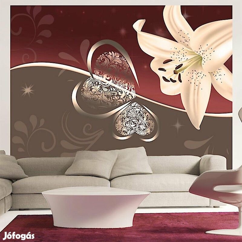 Fotótapéta - Bordóval díszítve